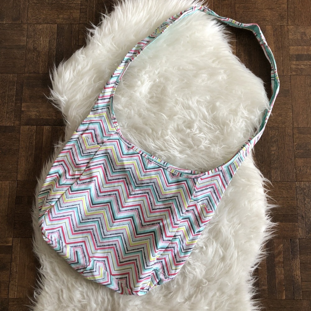 Thirty One Inside Out Bag Party Punch Turquoise